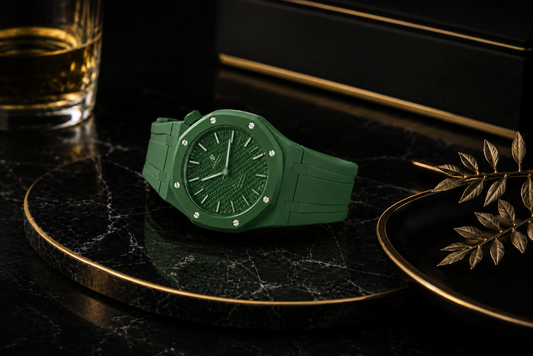 Case-Strap for the Swatch x AP Royal Pop Green Eight
