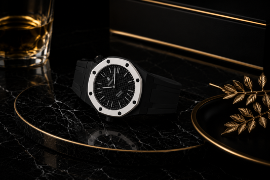 Case-Strap for the Swatch x AP Royal Pop Ocho Negro